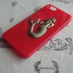 Steampunk Mermaid Red Hard Case For Apple Iphone 5..