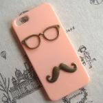 Steampunk Glasses Mustache Hard Case For Apple..