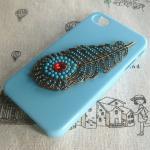 Steampunk Peacock Feather Hard Case For Apple..