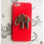Steampunk Elephant Red hard case Fo..