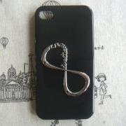 Steampunk ONE DIRECTION Infinity black hard case For Apple iPhone 4 case iPhone 4s case cover